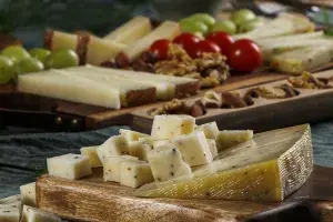 Aged Sheep Cheese with Black Truffle