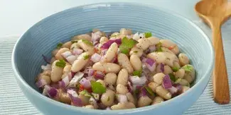 White bean and cod salad