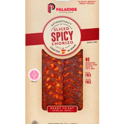 Sliced Hot Chorizo 3.5oz