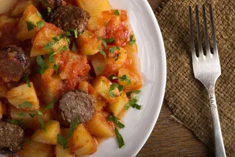 Rioja-style potatoes