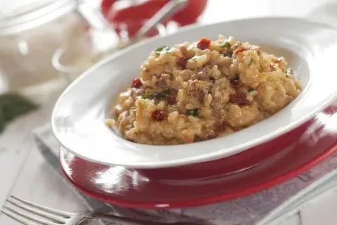 Chorizo risotto