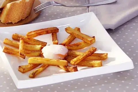 Egg, French Fries & Chistorra