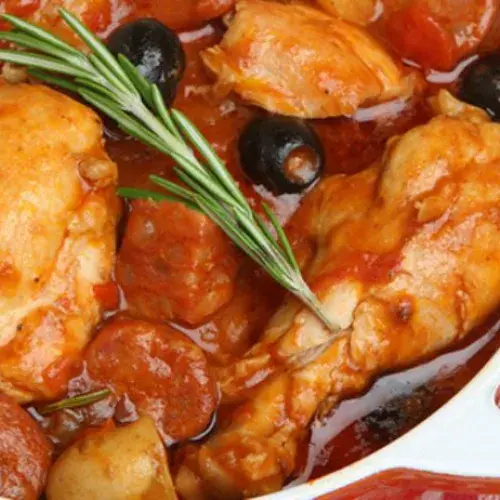 Chicken and chorizo stew