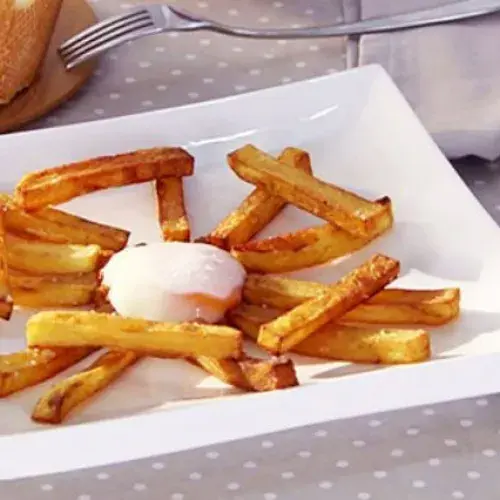 Egg, French Fries & Chistorra